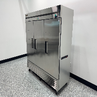 VWR Triple Door Stainless Steel Refrigerator image 1